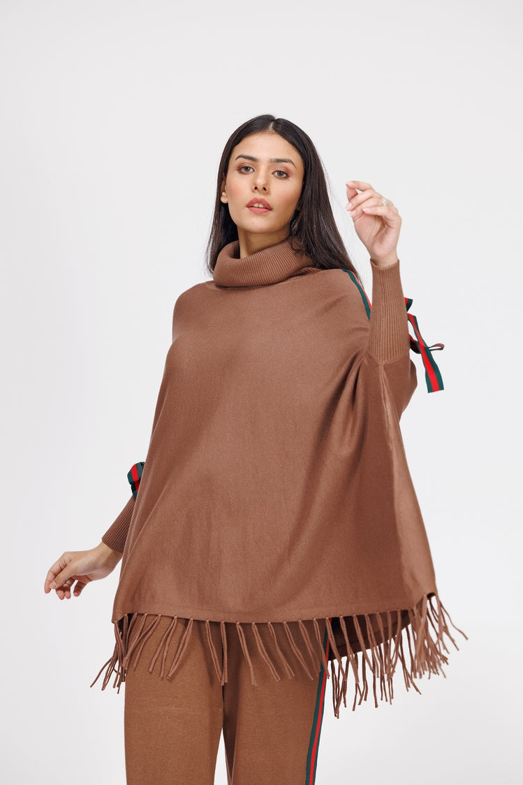 Picture of Ellena - Turtle Neck Pullover Sweater - Available at Raja Sahib