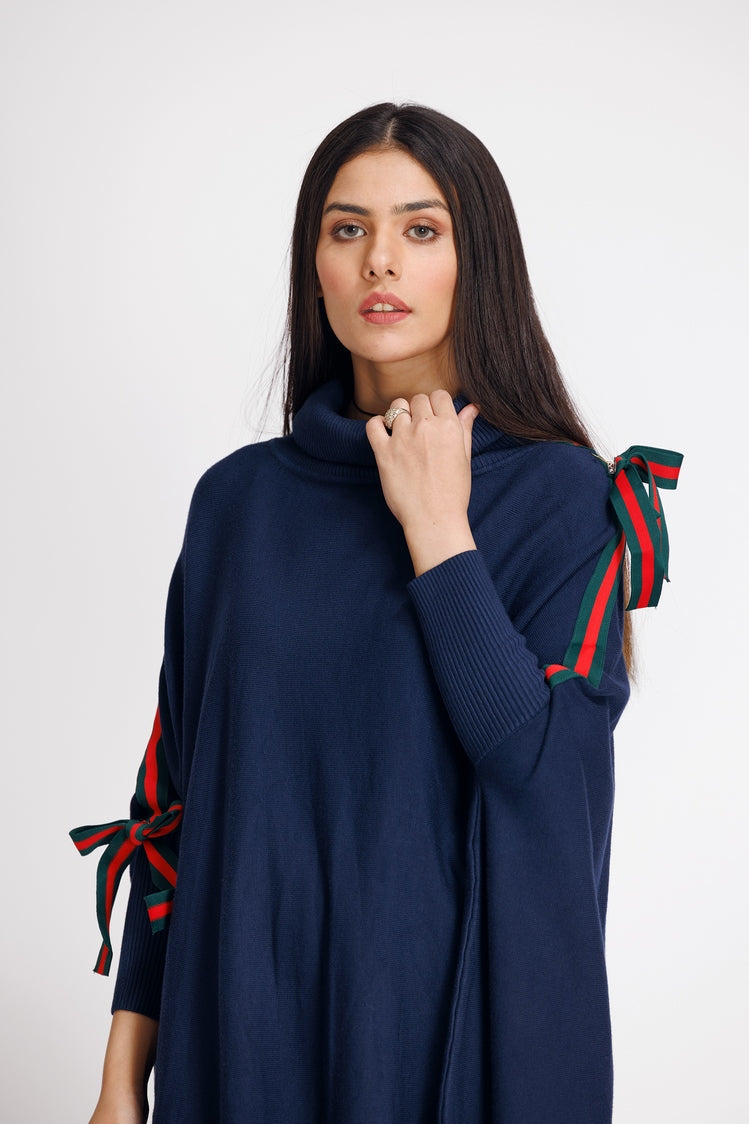 Picture of Ellena - Turtle Neck Pullover Sweater - Available at Raja Sahib
