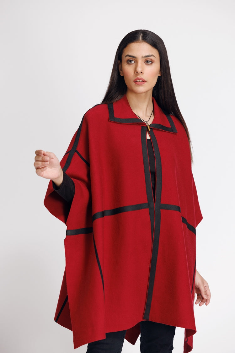 Picture of Ellena - V-Neck Cardigan Sweater - Available at Raja Sahib