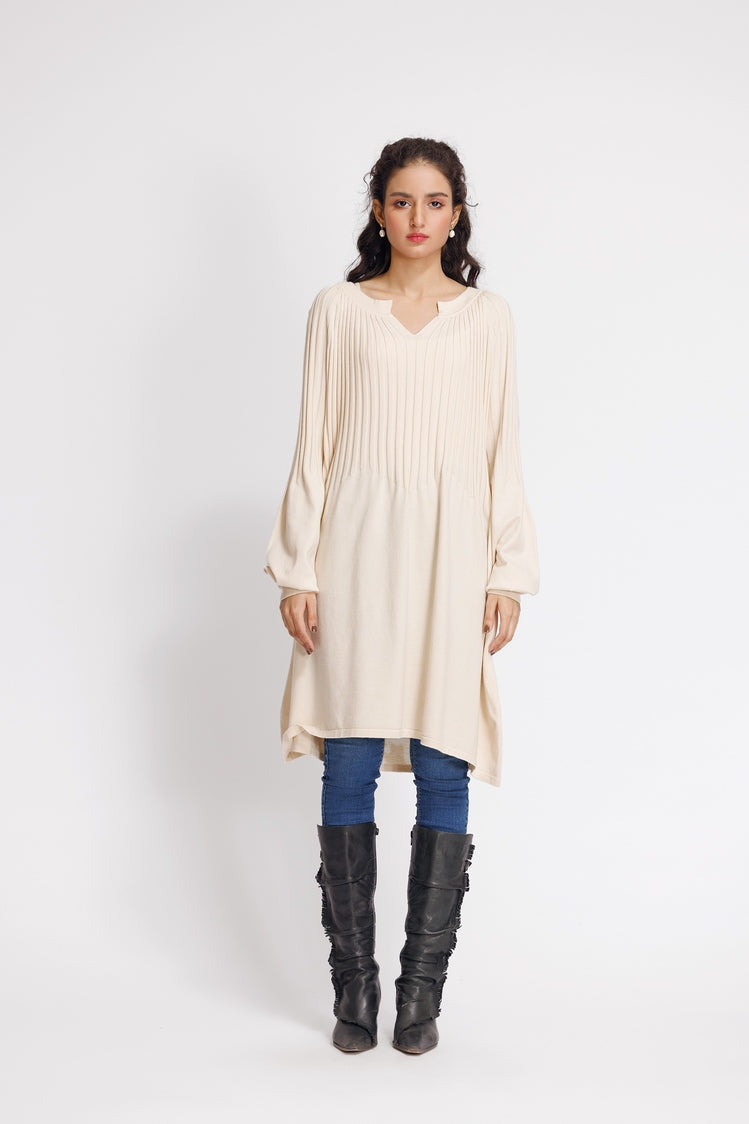 Picture of Ellena - V-Neck Pullover Sweater - Available at Raja Sahib