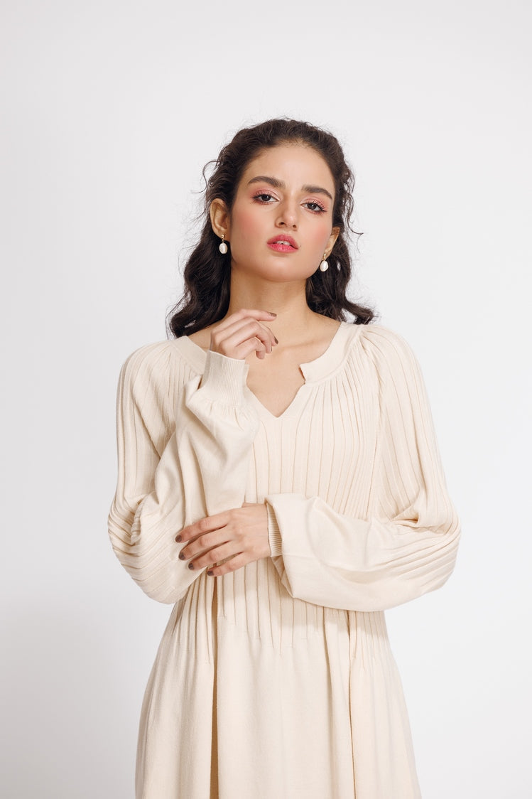 Picture of Ellena - V-Neck Pullover Sweater - Available at Raja Sahib