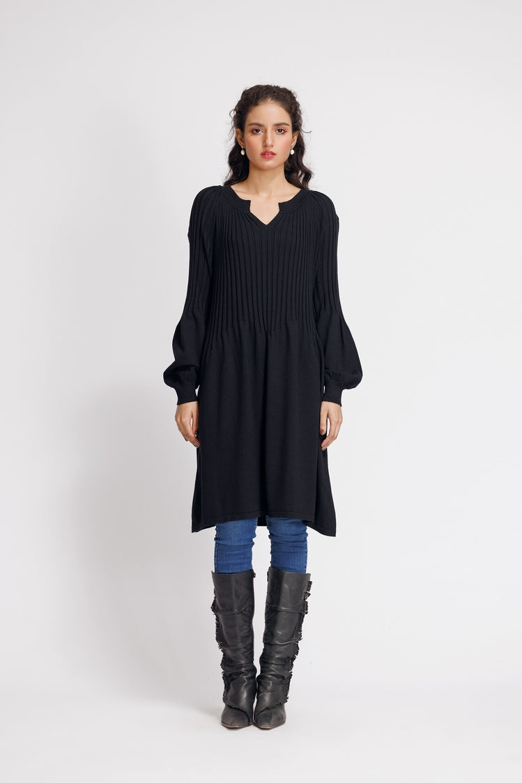 Picture of Ellena - V-Neck Pullover Sweater - Available at Raja Sahib