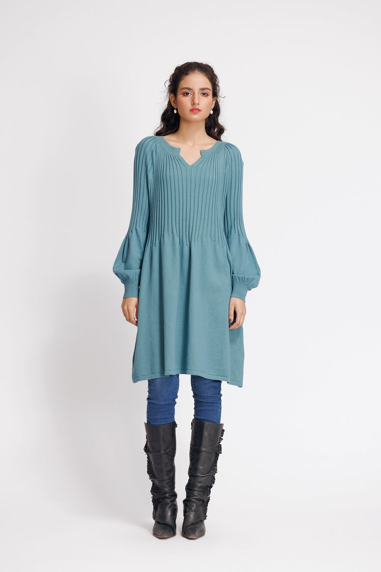 Picture of Ellena - V-Neck Pullover Sweater - Available at Raja Sahib