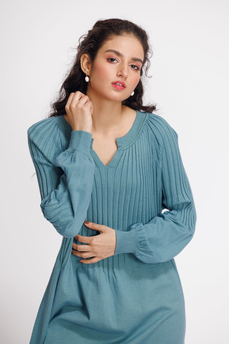 Picture of Ellena - V-Neck Pullover Sweater - Available at Raja Sahib
