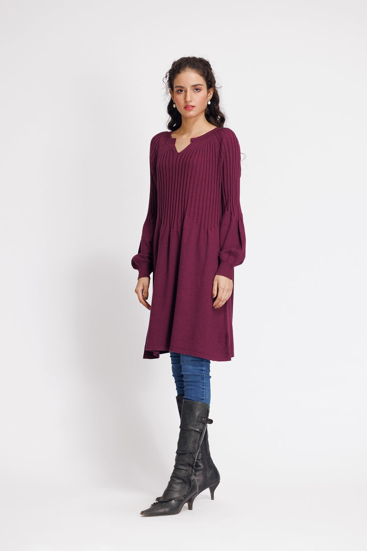 Picture of Ellena - V-Neck Pullover Sweater - Available at Raja Sahib