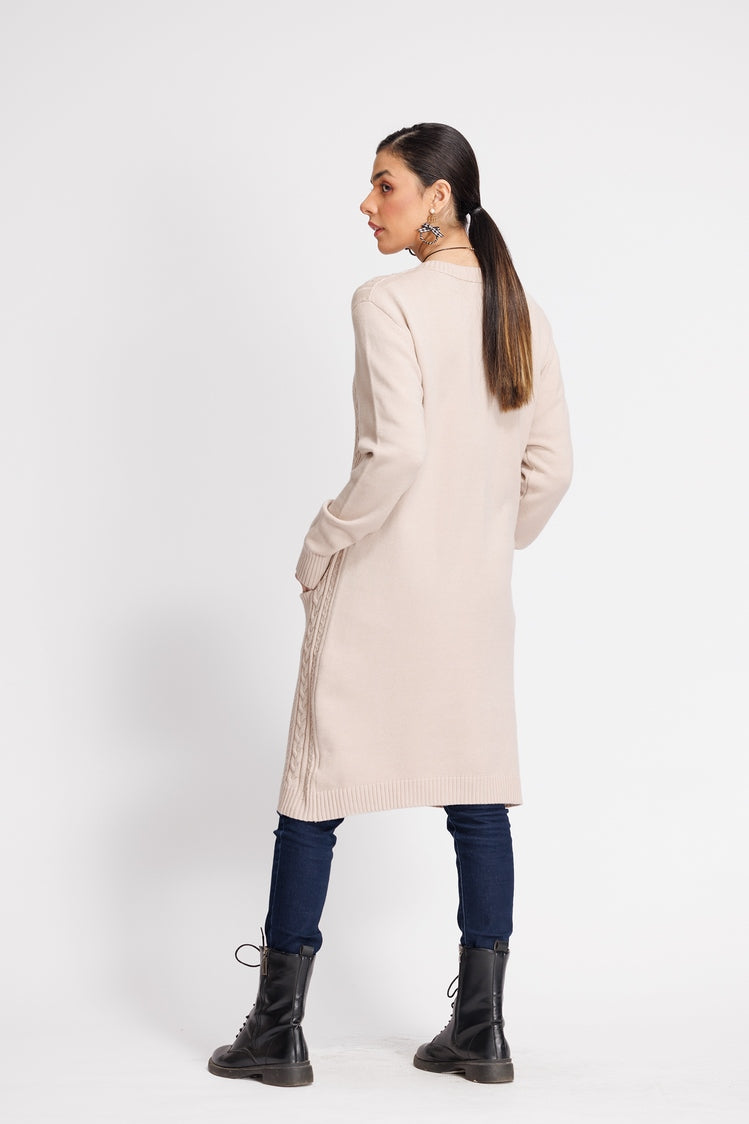 Picture of Ellena - V-Neck Cardigan Sweater - Available at Raja Sahib