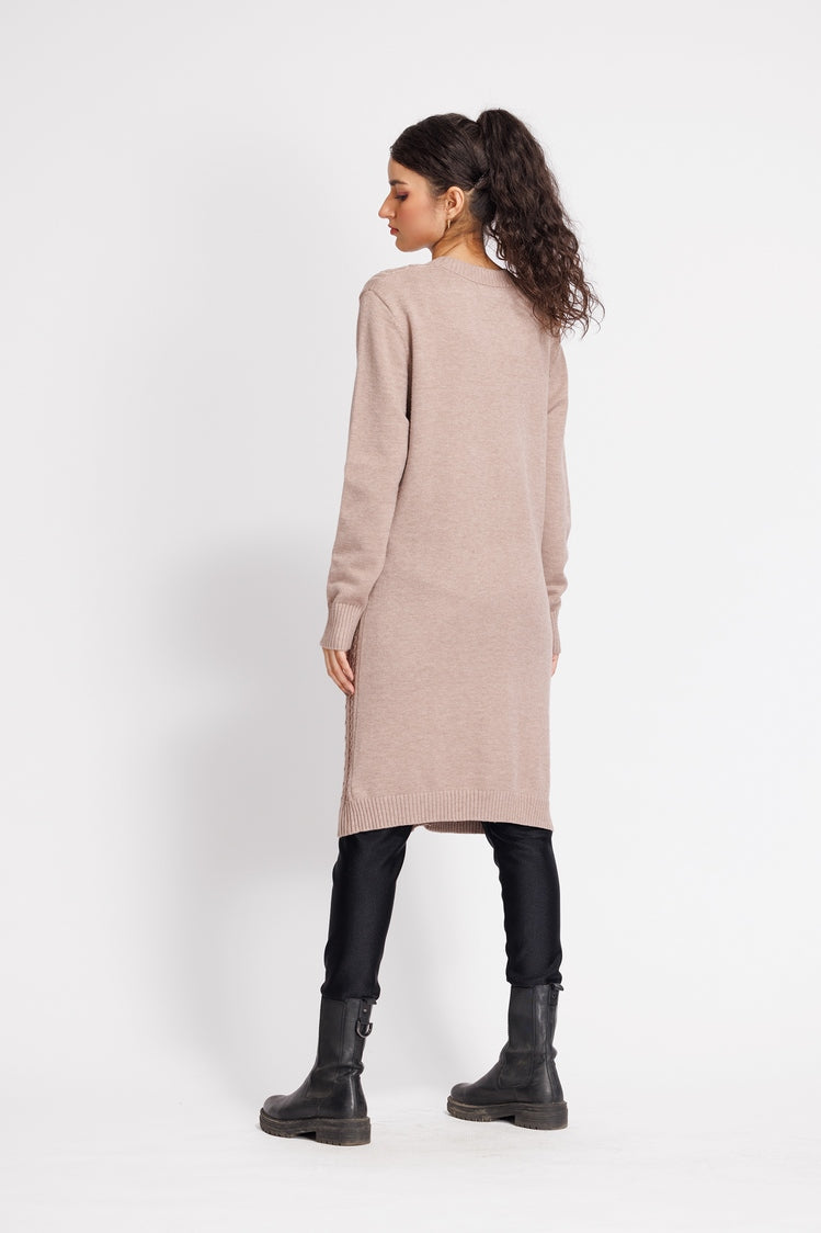 Picture of Ellena - V-Neck Cardigan Sweater - Available at Raja Sahib