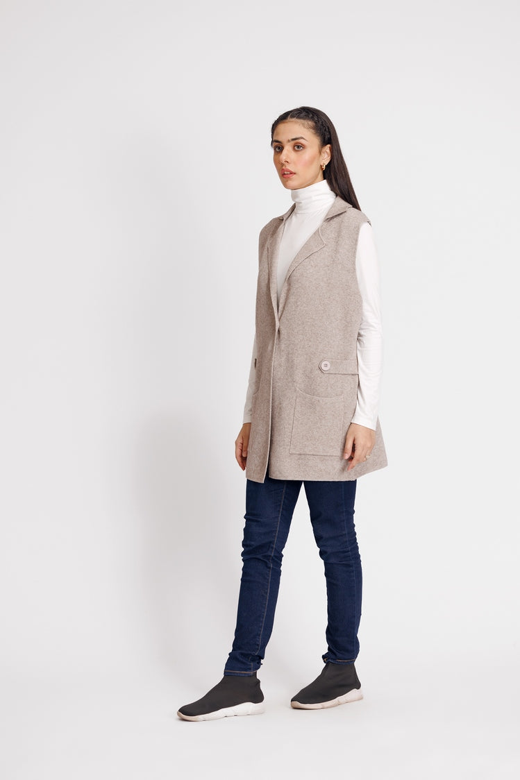 Picture of Ellena - V-Neck Cardigan Sweater - Available at Raja Sahib