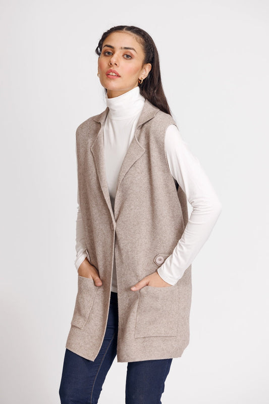 Picture of Ellena - V-Neck Cardigan Sweater - Available at Raja Sahib