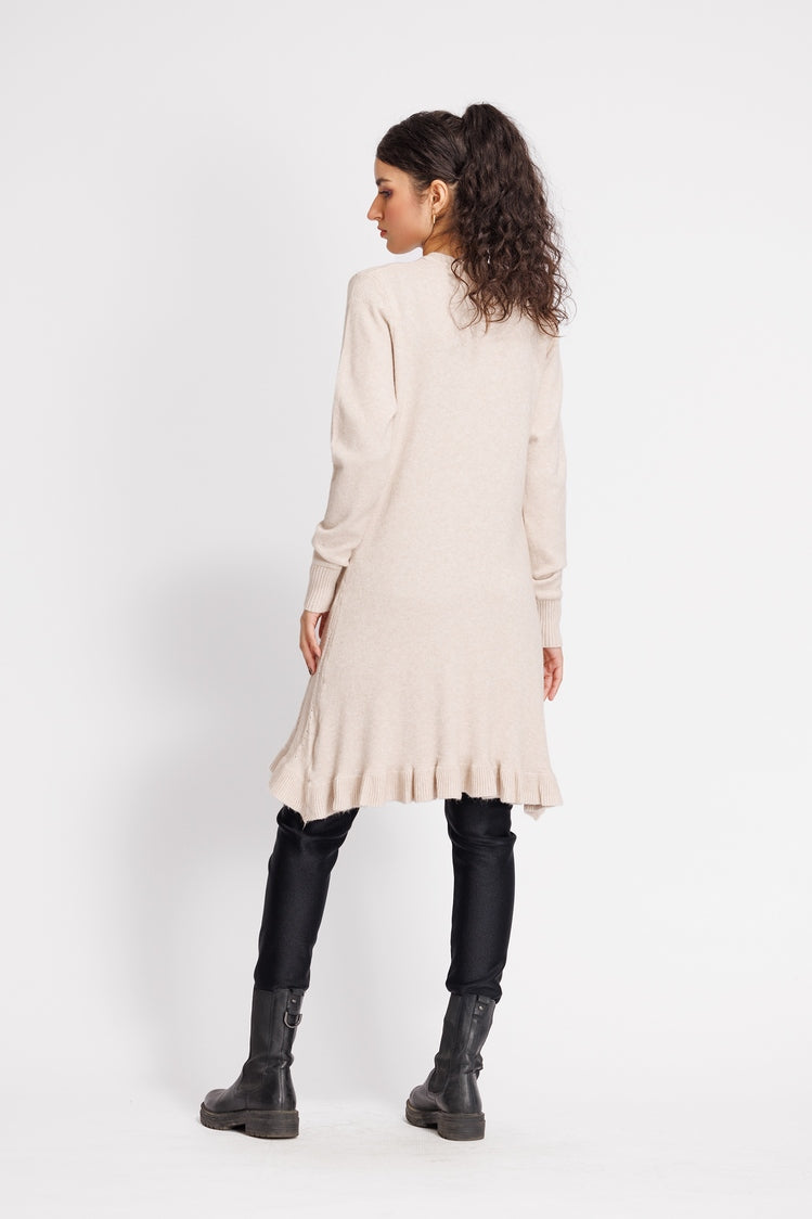 Picture of Ellena - V-Neck Cardigan Sweater - Available at Raja Sahib