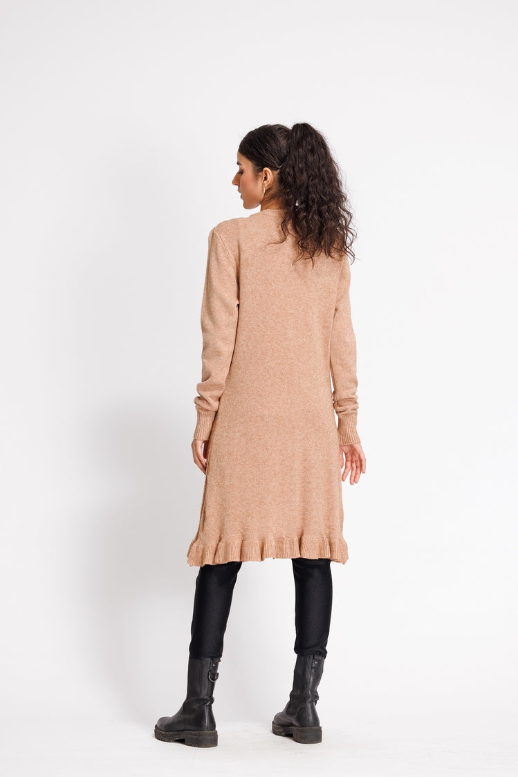 Picture of Ellena - V-Neck Cardigan Sweater - Available at Raja Sahib