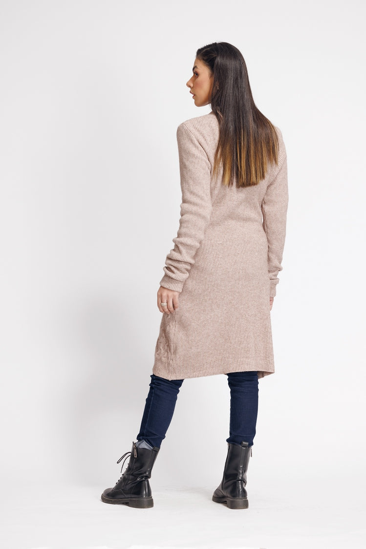 Picture of Ellena - V-Neck Cardigan Sweater - Available at Raja Sahib