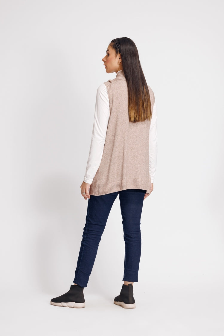 Picture of Ellena - V-Neck Cardigan Sweater - Available at Raja Sahib
