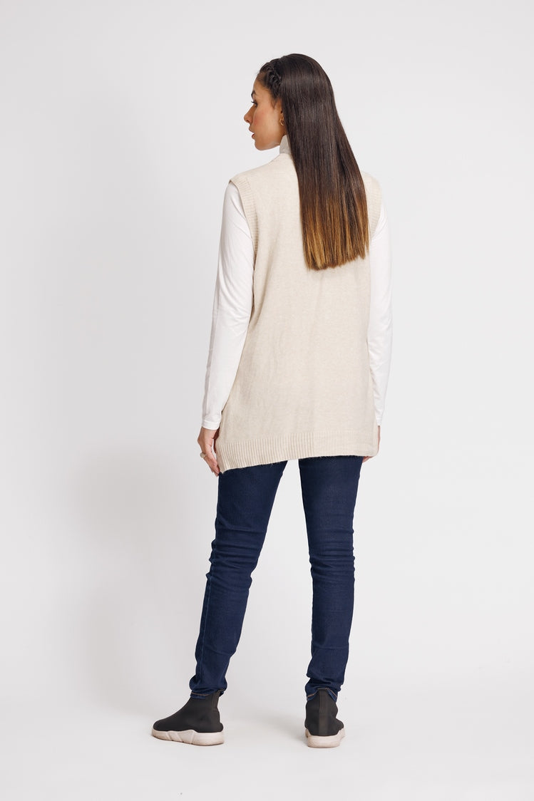 Picture of Ellena - V-Neck Cardigan Sweater - Available at Raja Sahib