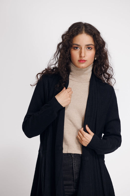 Picture of Ellena - V-Neck Cardigan Sweater - Available at Raja Sahib