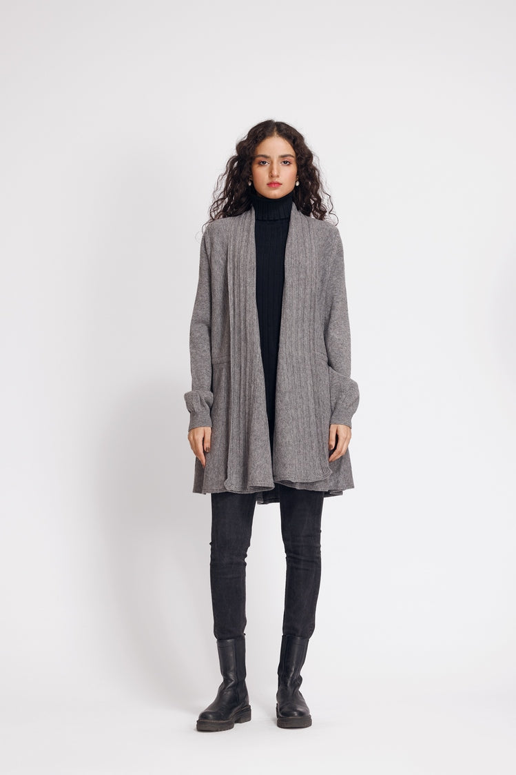 Picture of Ellena - V-Neck Cardigan Sweater - Available at Raja Sahib