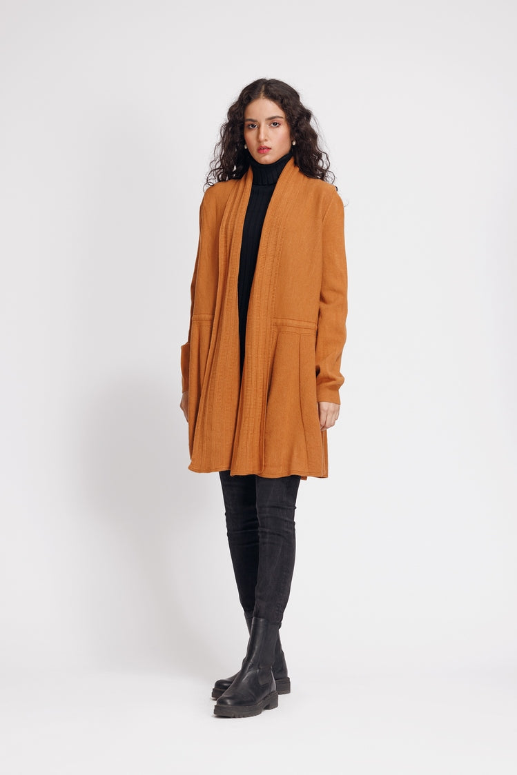 Picture of Ellena - V-Neck Cardigan Sweater - Available at Raja Sahib