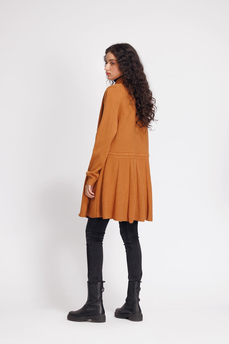 Picture of Ellena - V-Neck Cardigan Sweater - Available at Raja Sahib
