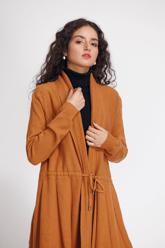 Picture of Ellena - V-Neck Cardigan Sweater - Available at Raja Sahib