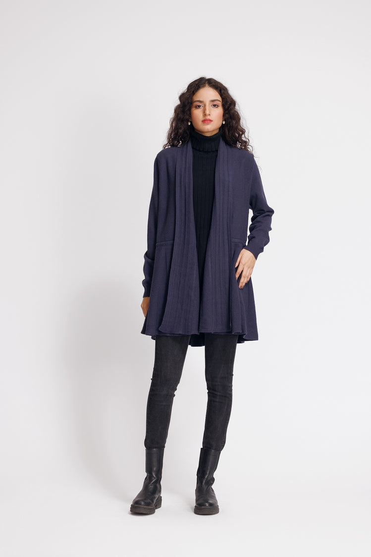 Picture of Ellena - V-Neck Cardigan Sweater - Available at Raja Sahib