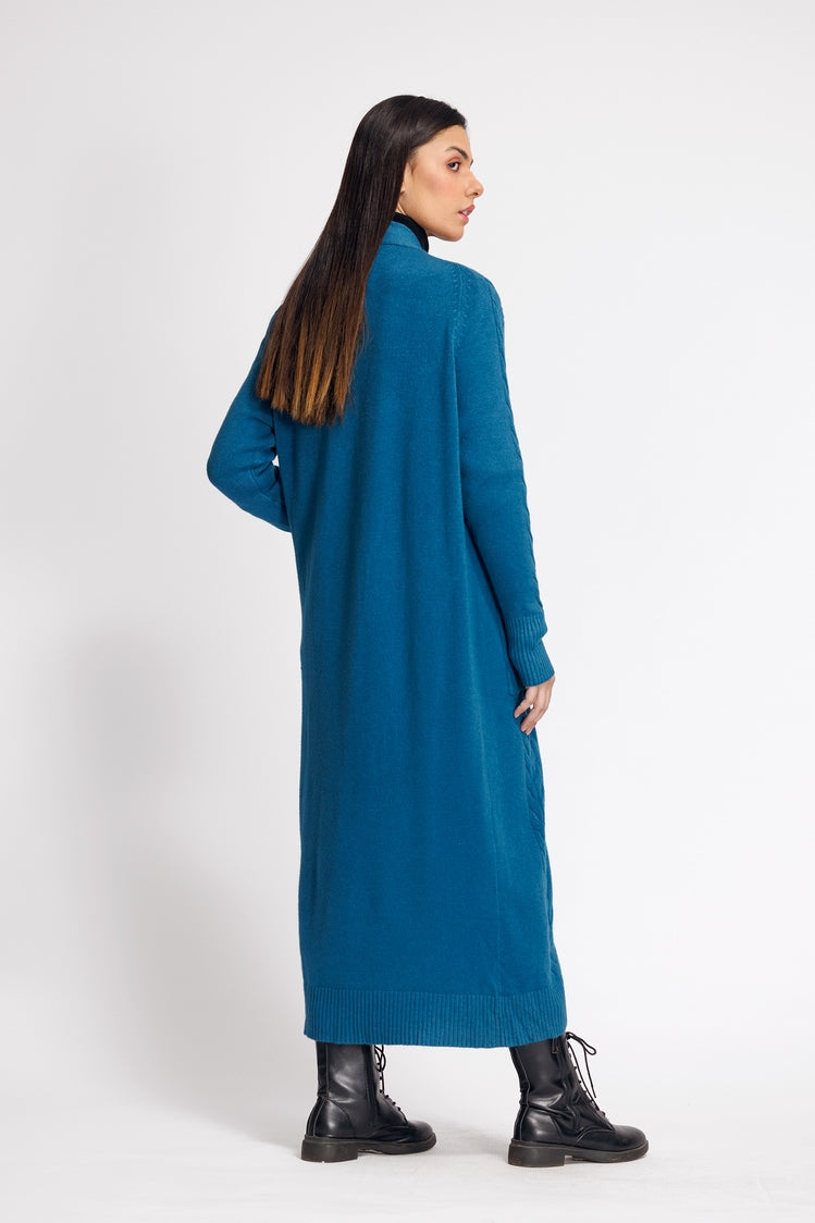 Picture of Ellena - V-Neck Cardigan Sweater - Available at Raja Sahib