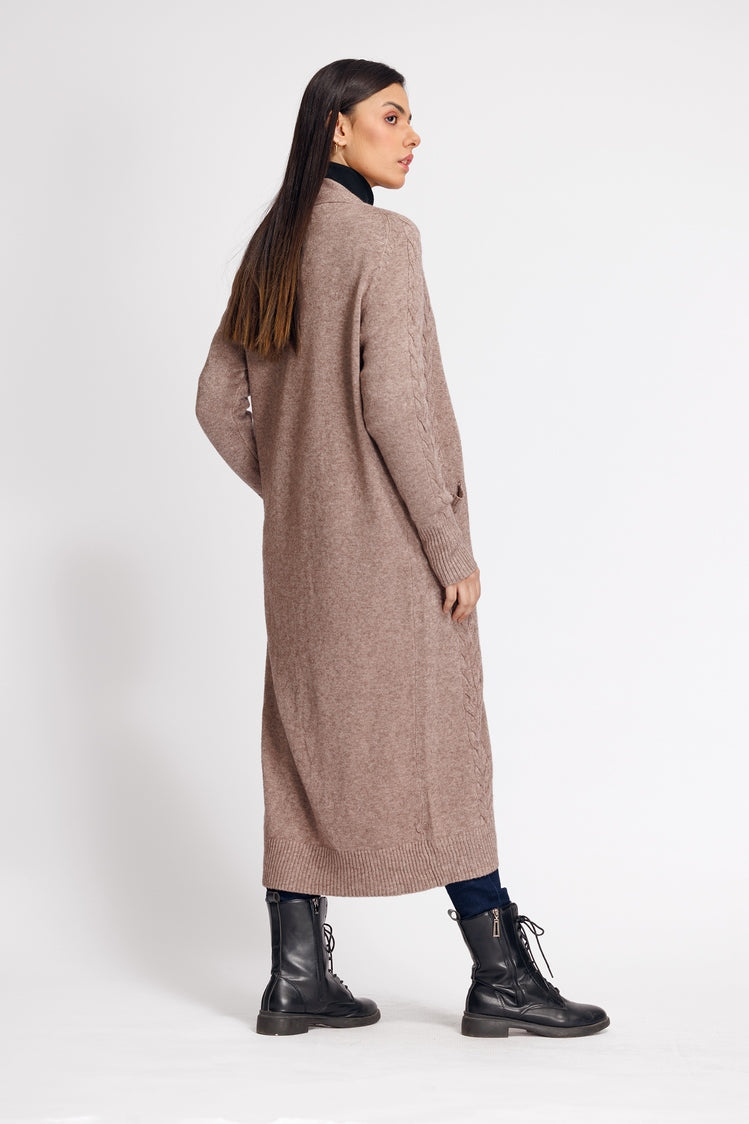 Picture of Ellena - V-Neck Cardigan Sweater - Available at Raja Sahib