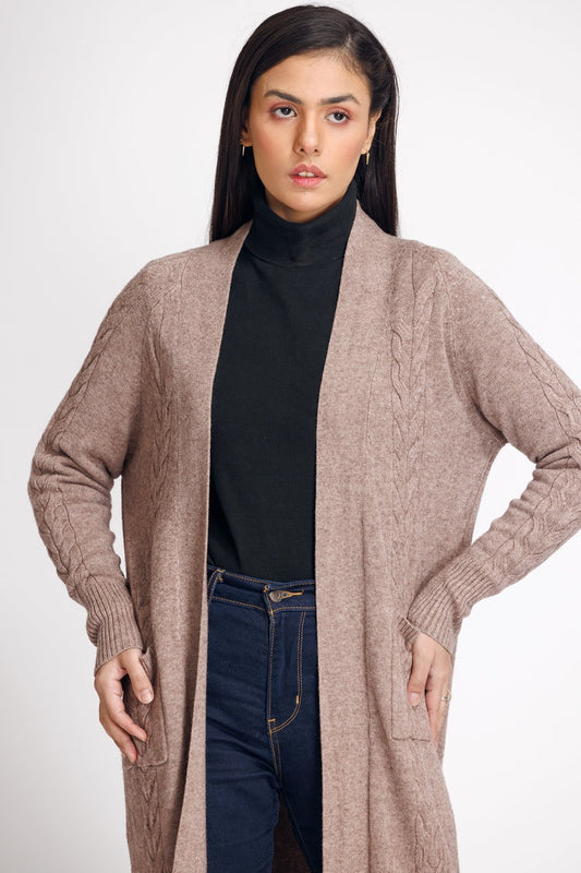 Picture of Ellena - V-Neck Cardigan Sweater - Available at Raja Sahib