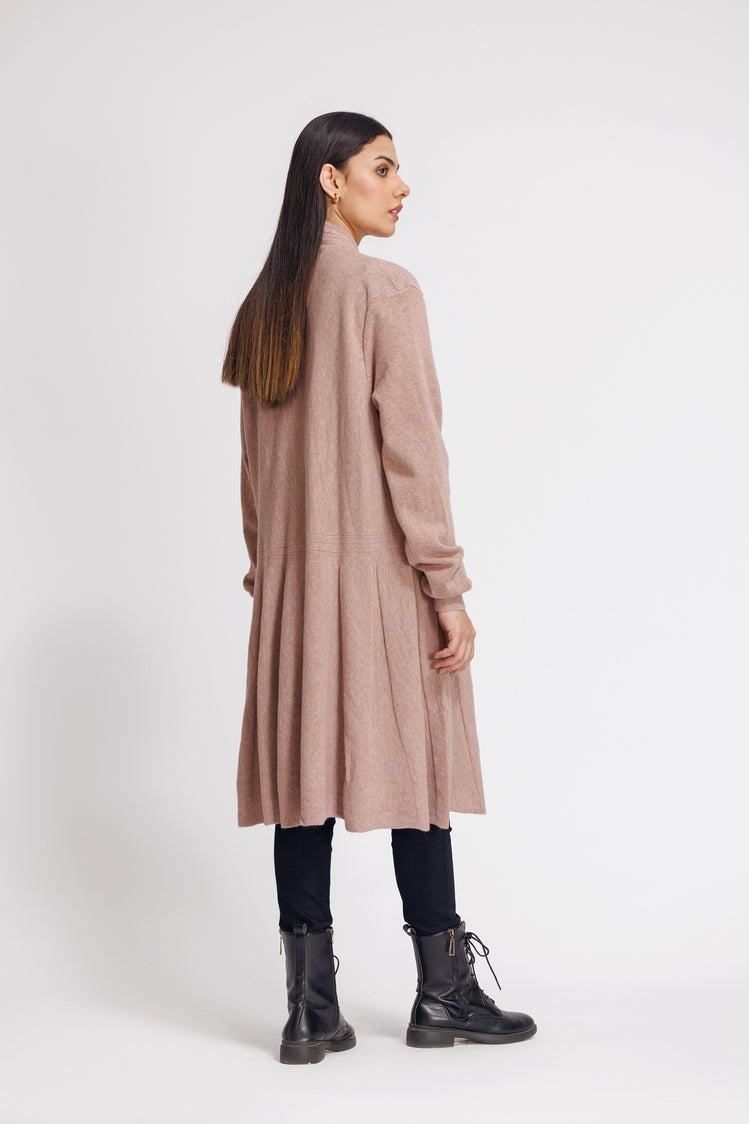 Picture of Ellena - V-Neck Cardigan Sweater - Available at Raja Sahib