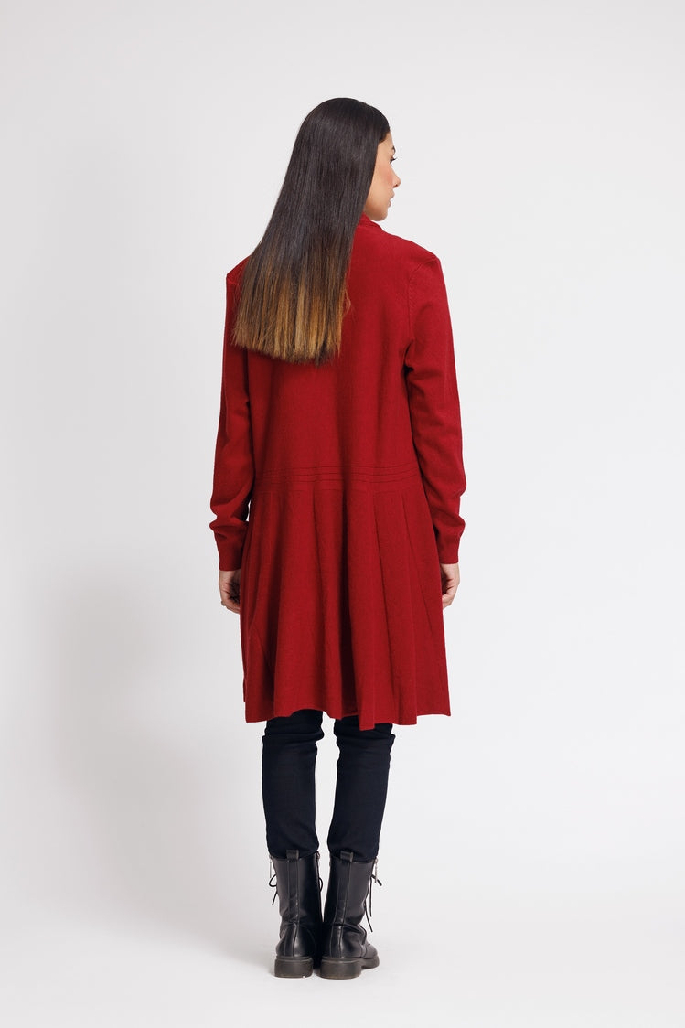 Picture of Ellena - V-Neck Cardigan Sweater - Available at Raja Sahib