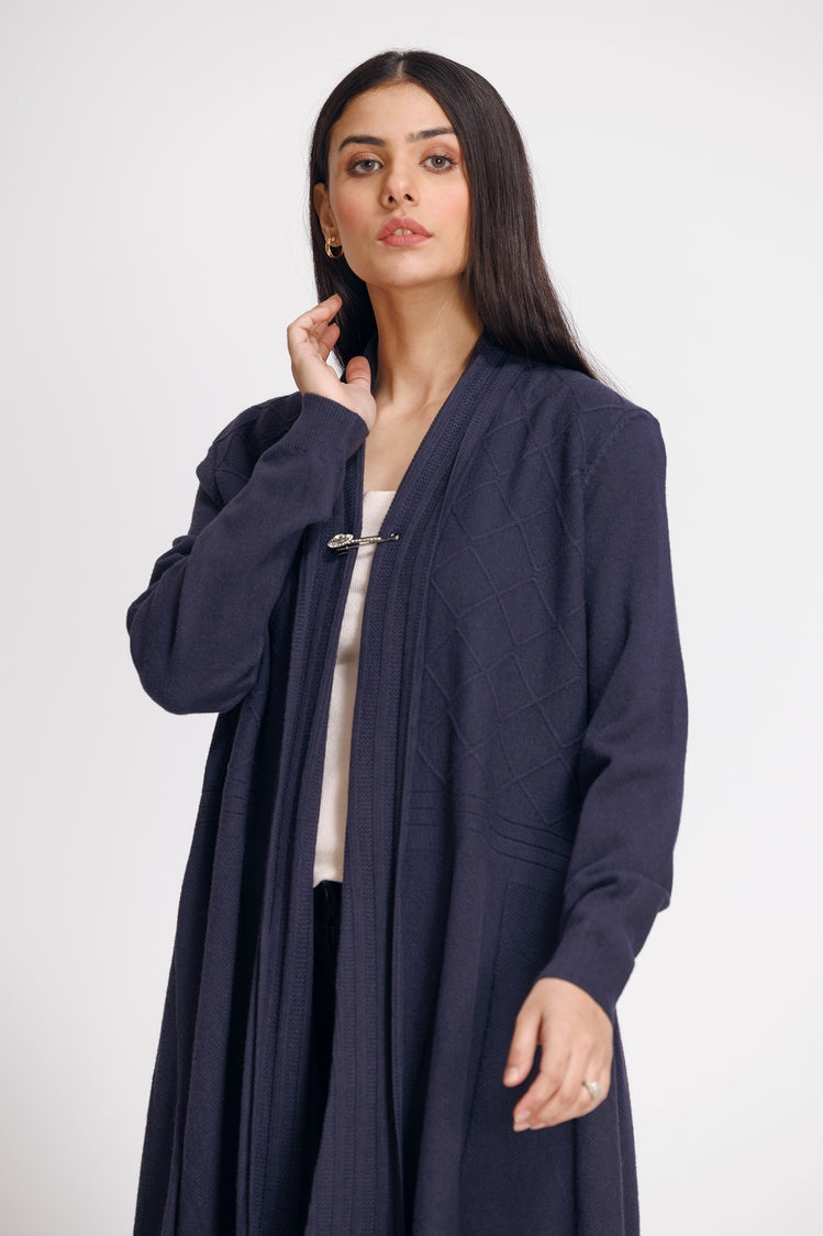 Picture of Ellena - V-Neck Cardigan Sweater - Available at Raja Sahib