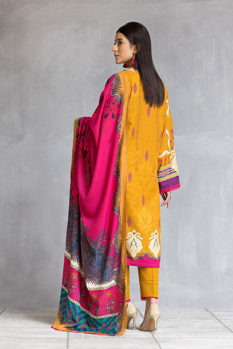 Picture of Ellena - 3-PC Stitched Khaddar Suit - Available at Raja Sahib