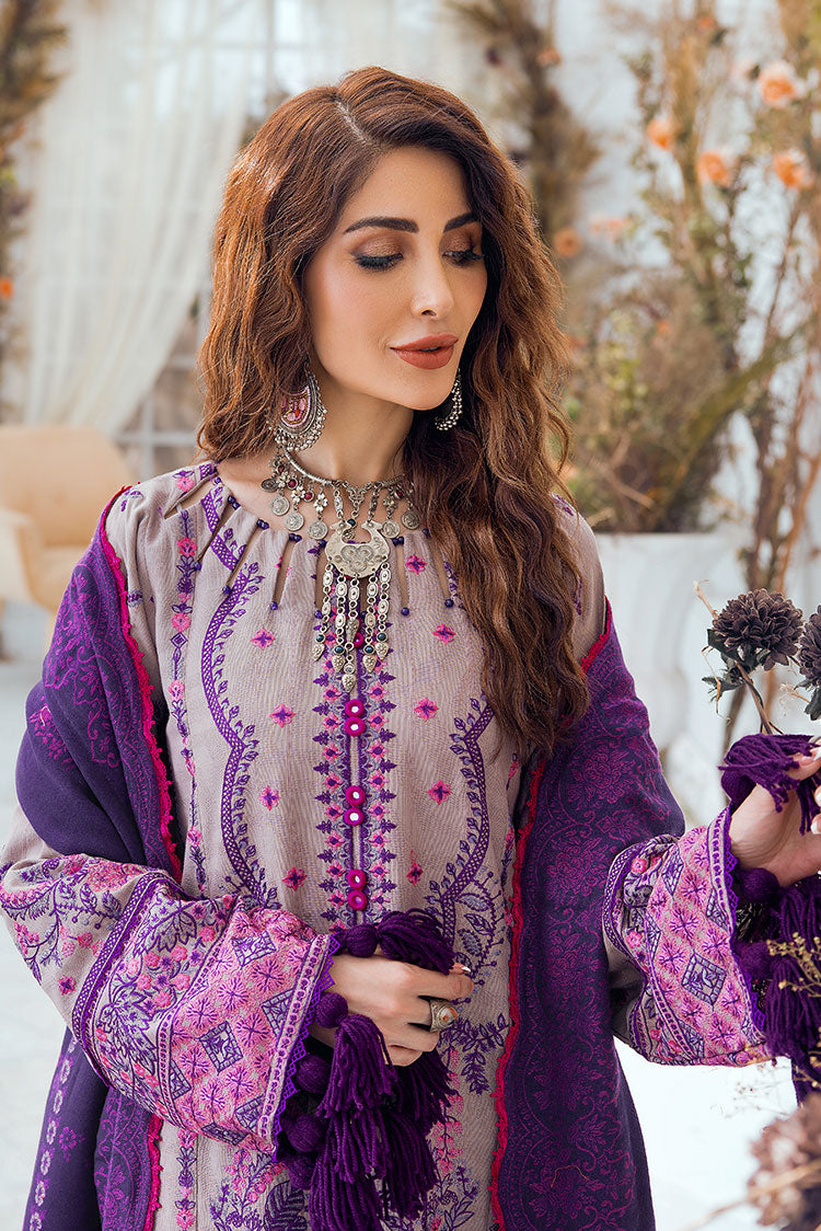 Picture of Ellena - 3-PC Musavir Embroidered Khaddar Collection - Available at Raja Sahib