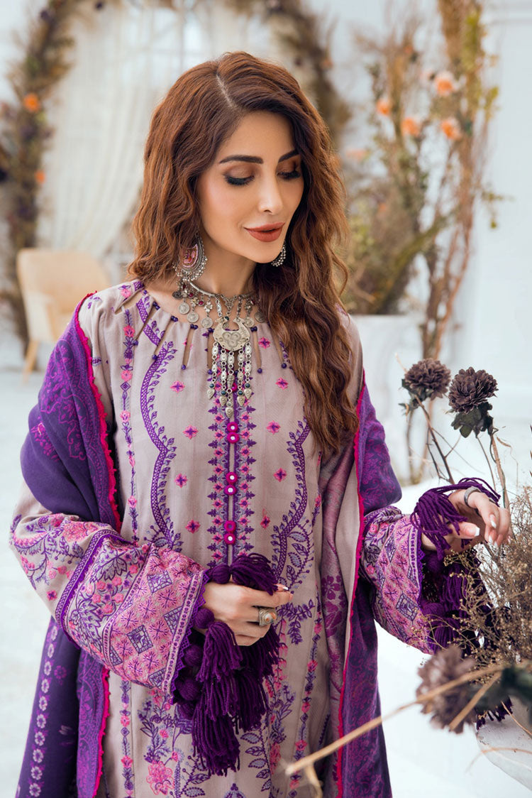 Picture of Ellena - 3-PC Musavir Embroidered Khaddar Collection - Available at Raja Sahib