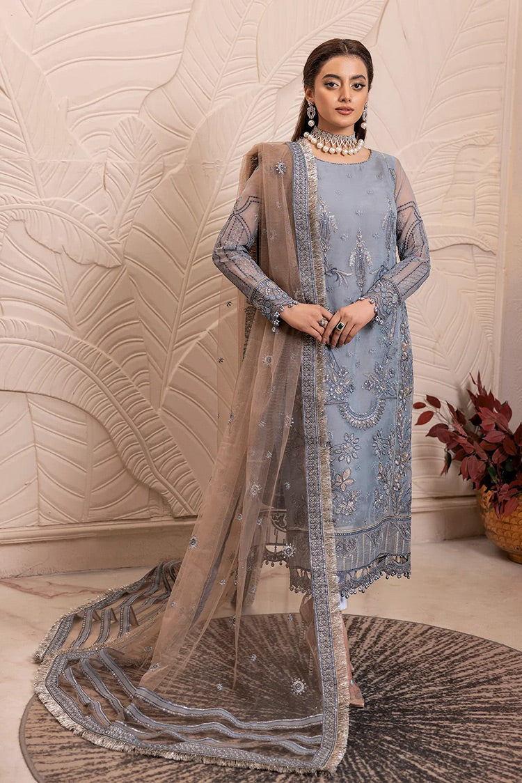 Picture of House of Nawab - 06 ZAKIYA Gulmira Luxury Collection Vol 4 - Available at Raja Sahib