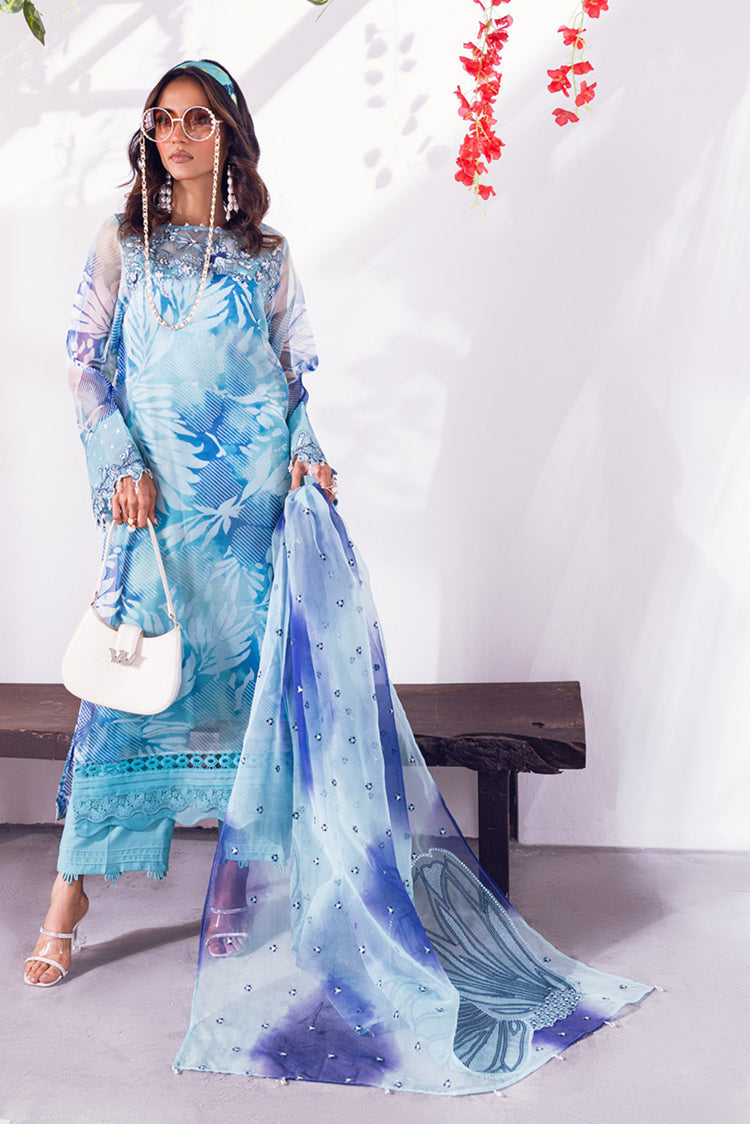 Picture of Nureh - NU2 132 Cosmos Ballerina Embroidered & Embellished Chiffon Collection - Available at Raja Sahib