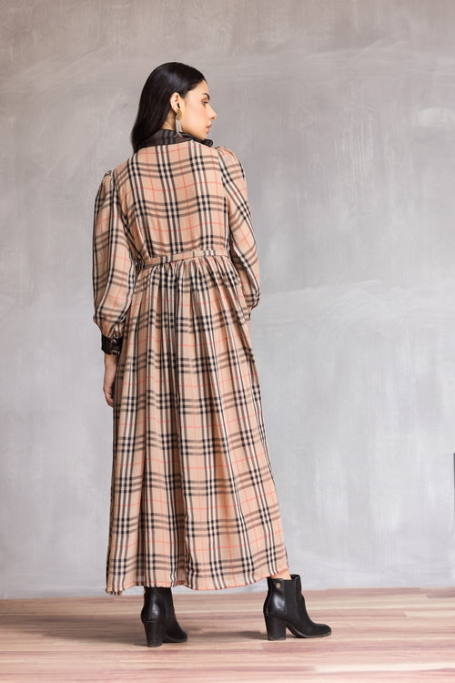 Picture of Ellena - Western Georgette Dress - Available at Raja Sahib