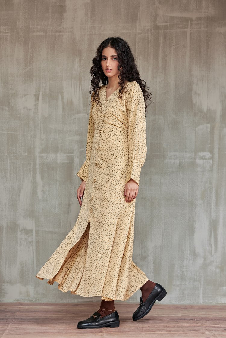 Picture of Ellena - Western Georgette Dress - Available at Raja Sahib