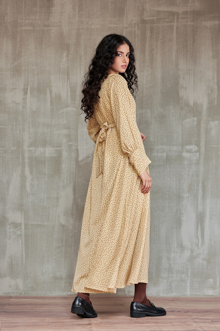 Picture of Ellena - Western Georgette Dress - Available at Raja Sahib