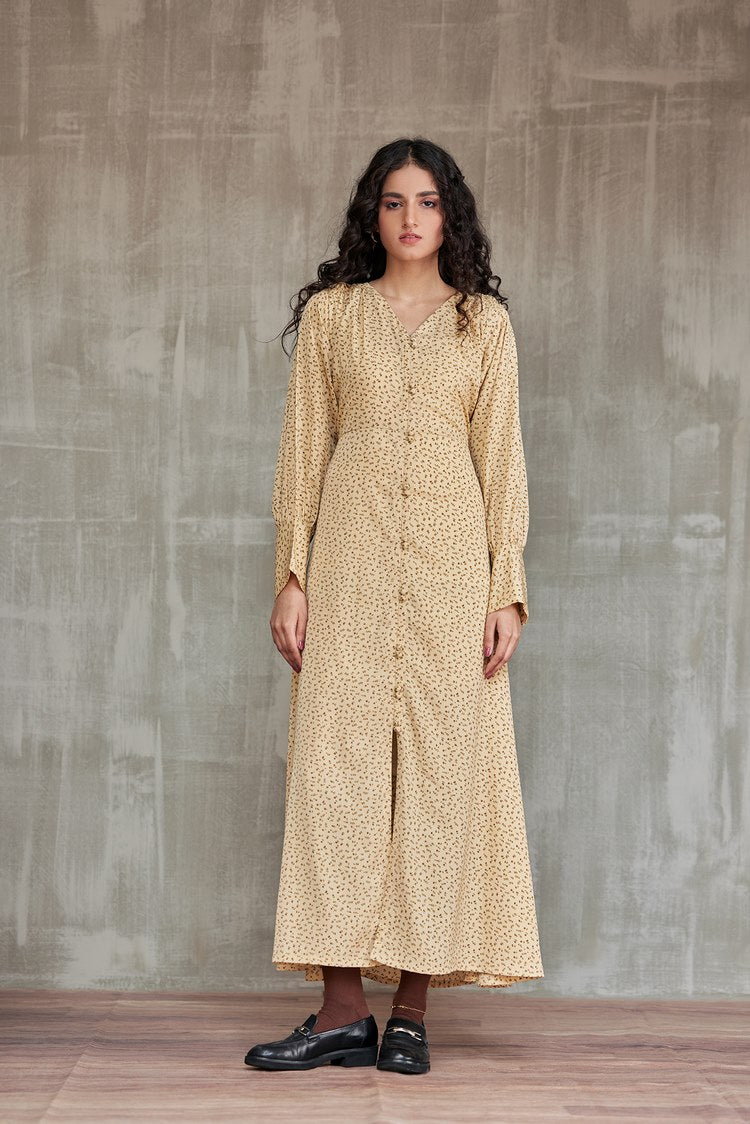 Picture of Ellena - Western Georgette Dress - Available at Raja Sahib