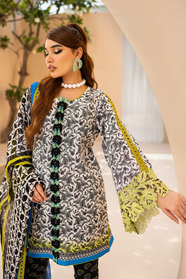 Picture of Maria Osama Khan - Raya Unstitched Collection Vol 1 - Azure - Available at Raja Sahib