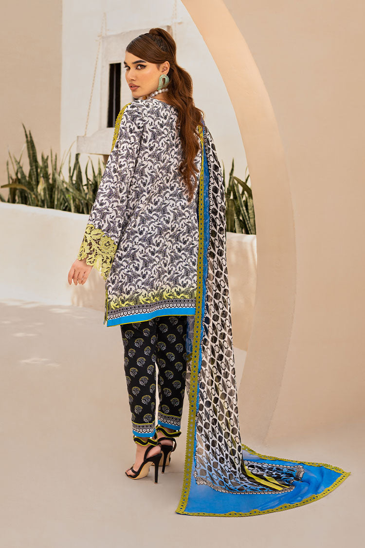Picture of Maria Osama Khan - Raya Unstitched Collection Vol 1 - Azure - Available at Raja Sahib