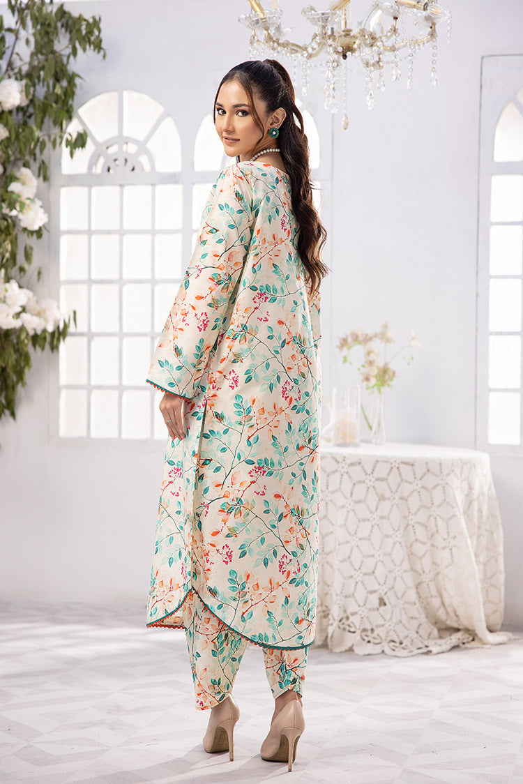 Picture of Ellena - 2-PC Unstitched Digital Printed Lawn Suit - Available at Raja Sahib