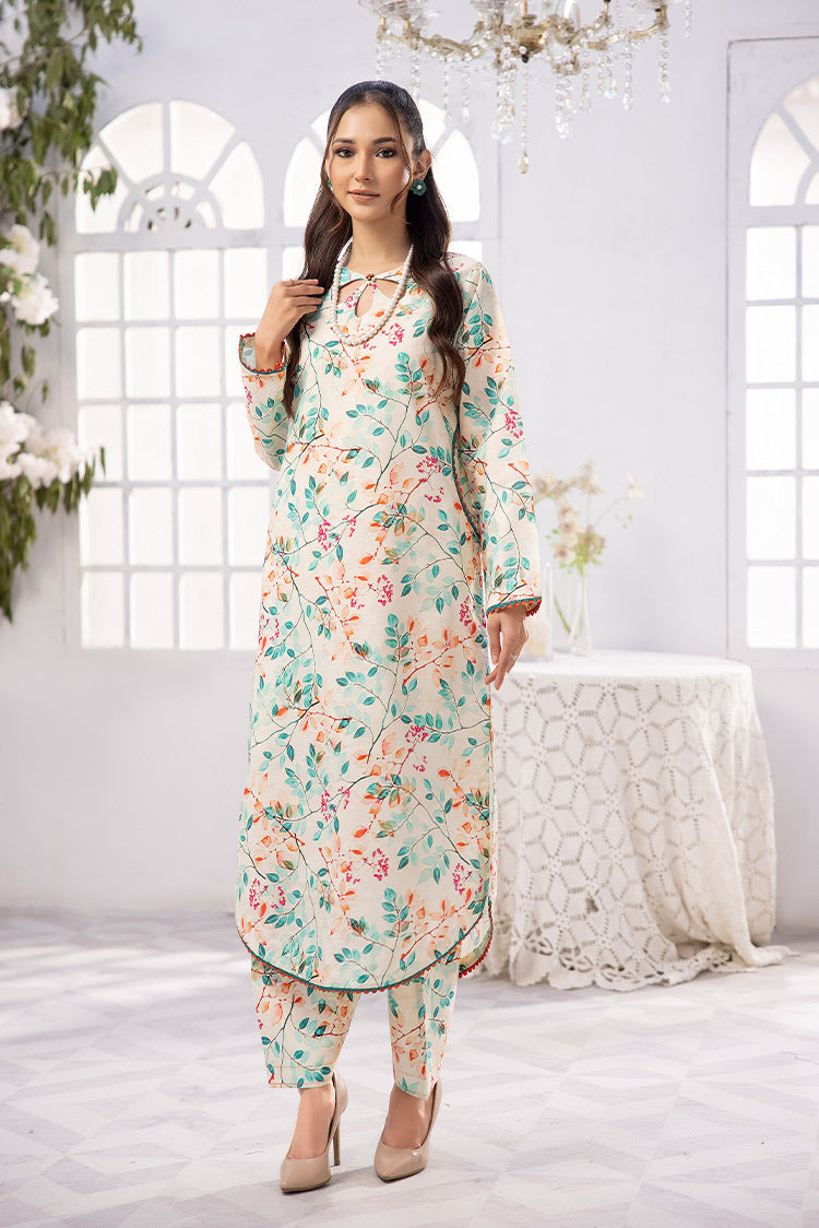Picture of Ellena - 2-PC Unstitched Digital Printed Lawn Suit - Available at Raja Sahib