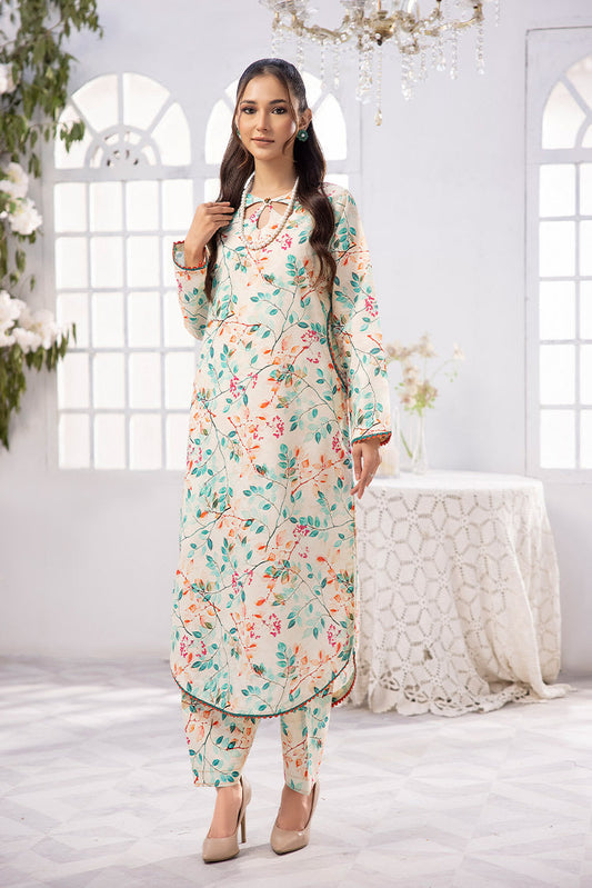 Picture of Ellena - 2-PC Unstitched Digital Printed Lawn Suit - Available at Raja Sahib