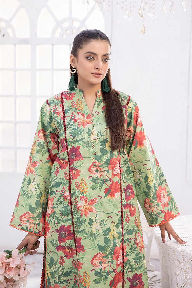 Picture of Ellena - 2-PC Unstitched Digital Printed Lawn Suit - Available at Raja Sahib