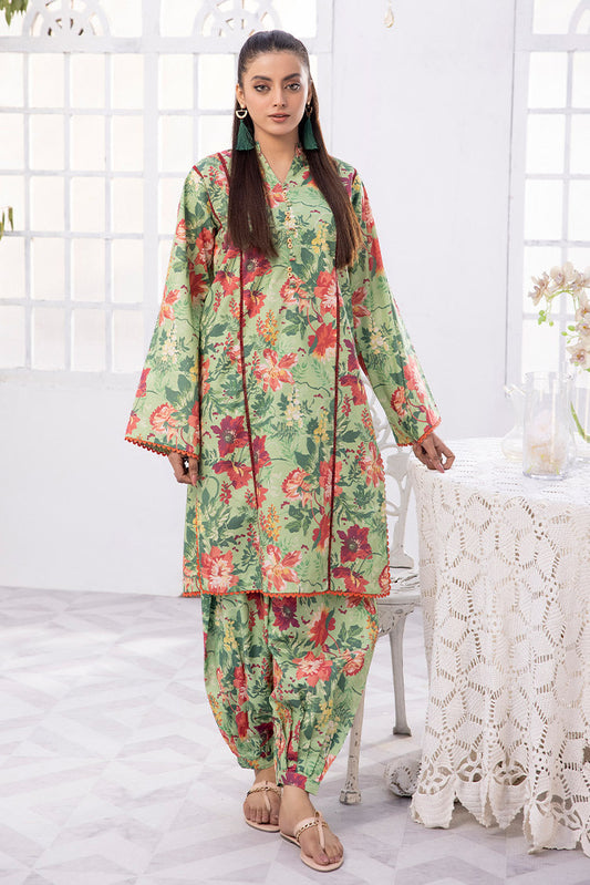 Picture of Ellena - 2-PC Unstitched Digital Printed Lawn Suit - Available at Raja Sahib
