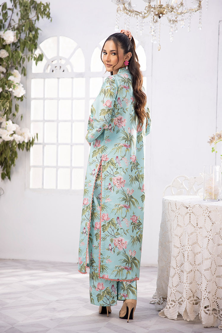 Picture of Ellena - 2-PC Unstitched Digital Printed Lawn Suit - Available at Raja Sahib