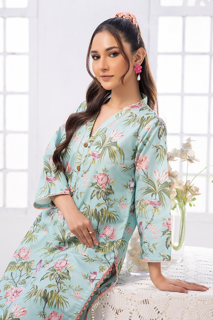 Picture of Ellena - 2-PC Unstitched Digital Printed Lawn Suit - Available at Raja Sahib