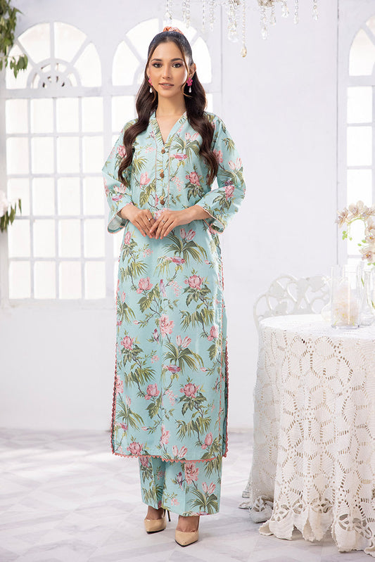 Picture of Ellena - 2-PC Unstitched Digital Printed Lawn Suit - Available at Raja Sahib