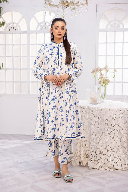 Picture of Ellena - 2-PC Unstitched Digital Printed Lawn Suit - Available at Raja Sahib